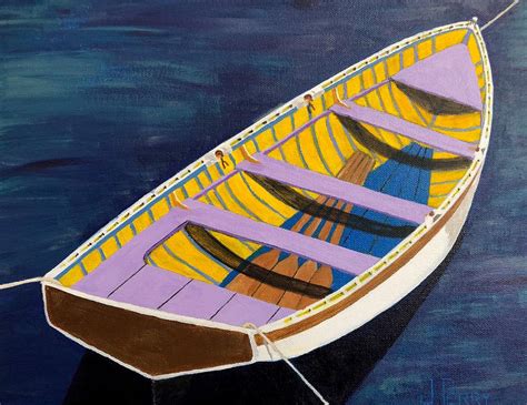 Four Oars Painting by Jay Perry - Fine Art America