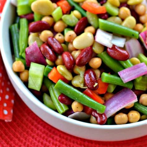 Four Bean Salad (zesty and sweet) | Small Town Woman