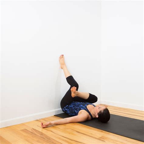 Relaxing Wall Yoga Sequence | POPSUGAR Fitness