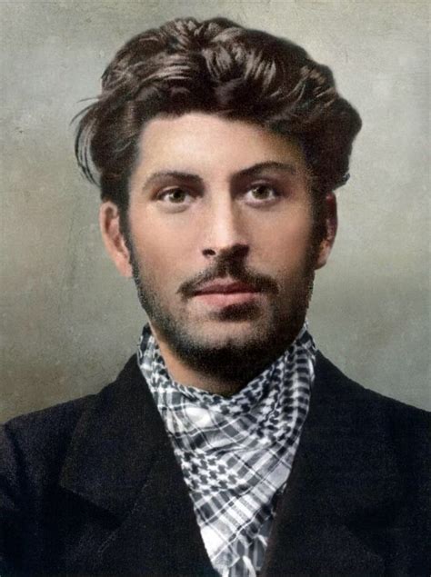 Young Joseph Stalin, colourised - 9GAG