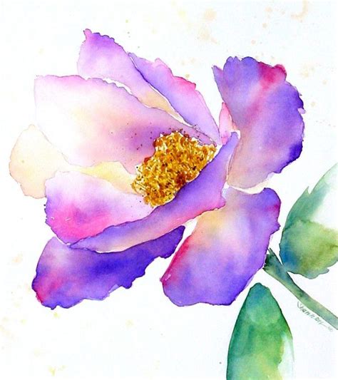 Simple Watercolor Flowers