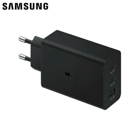 Official Samsung Trio 65W Charger with 2 USB-C and 1 USB-A Port