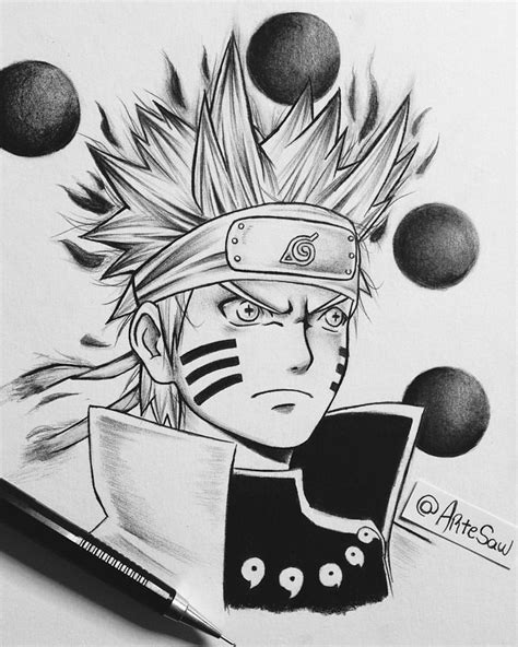 5,423 curtidas, 50 comentários - artesaw 🏻 (@artesaw) no Instagram: “Naruto Six Paths Mode 🔥⚡ ...