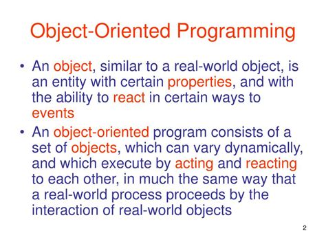 PPT - Object-Oriented Programming PowerPoint Presentation, free download - ID:5284138