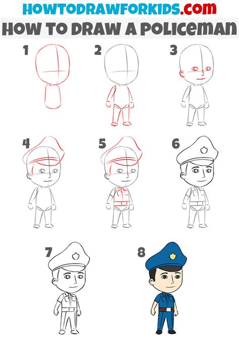 Share more than 145 police officer drawing best - vietkidsiq.edu.vn