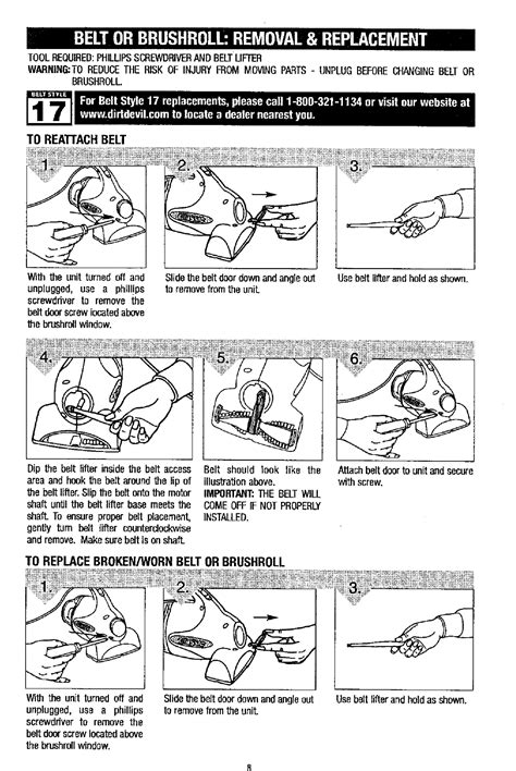 Dirt Devil 0100 User Manual HAND VAC Manuals And Guides L0610088