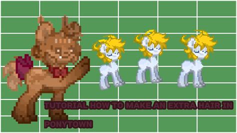 How to make an extra hair in ponytown------- 🌻 - YouTube