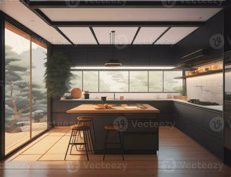 Kitchen set interior design, generative ai 27695550 Stock Photo at Vecteezy