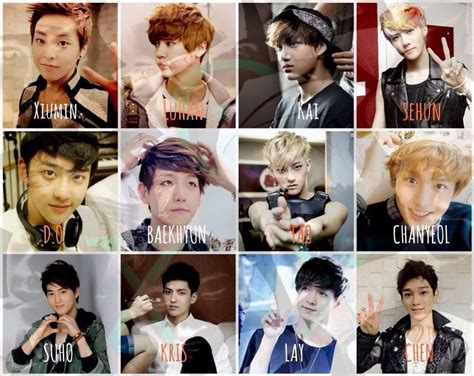 Exo members | Exo group photo, Exo members, Exo group