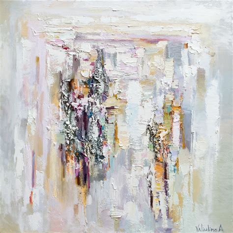 WHITE ABSTRACT PAINTING | Painting, Oil painting, Abstract flower painting