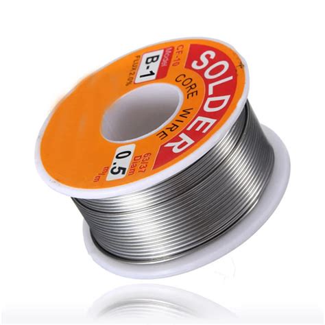 High Quality 63/37 0.5mm Tin Lead Rosin Core Soldering Iron Wire Reel New-in Welding Wires from ...