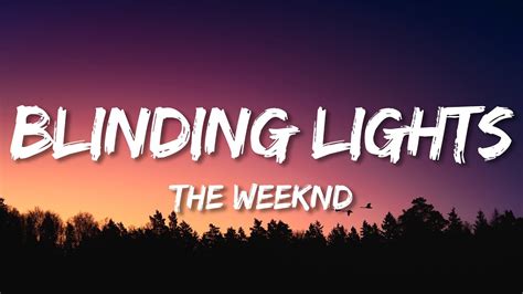 The Weeknd - Blinding Lights (Lyrics) - YouTube