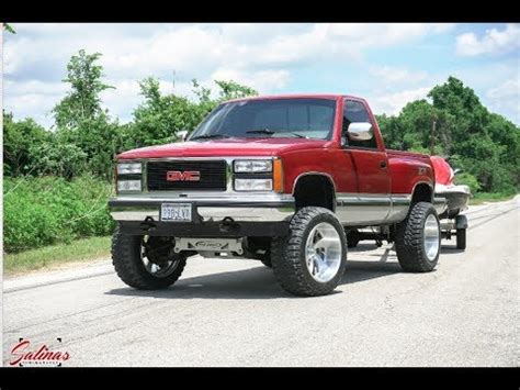 Oldie but Goodie! 1990 GMC Sierra OBS Single cab lifted on 20x12 Intro ...