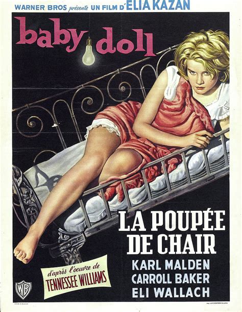 ''Baby Doll'', 1956 - art by Georges Allard Mixed Media by Movie World ...