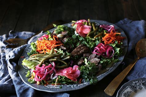 Pickled Vegetable Tri-tip Salad