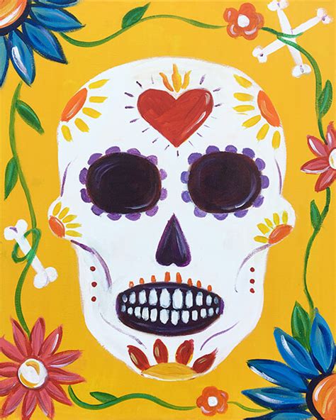 "Sugar Skull" Painting Party with The Paint Sesh