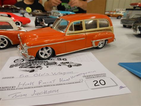 '50 Olds Station Wagon | Model cars building, Model cars kits, Plastic model cars