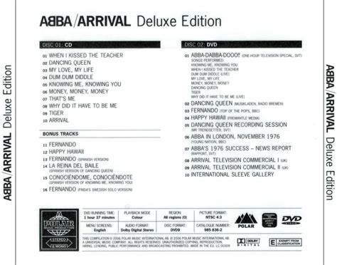 CARATULAS DE CD DE MUSICA: Abba Arrival (1976)