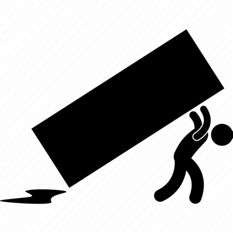 Big, box, burden, carrying, heavy, man, strong icon - Download on Iconfinder