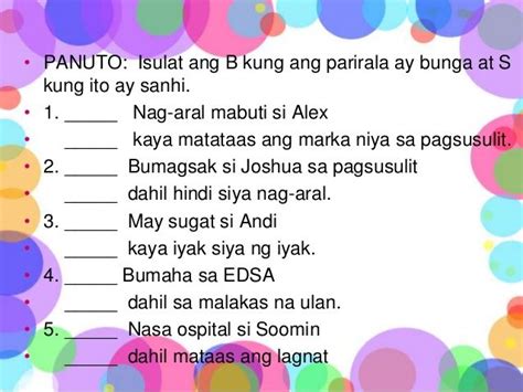 Ugnayang sanhi at bunga | Phonics worksheets, 2nd grade worksheets, Classroom name tags