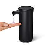 simplehuman Black Rechargeable Liquid Soap Dispenser + Reviews | Crate ...