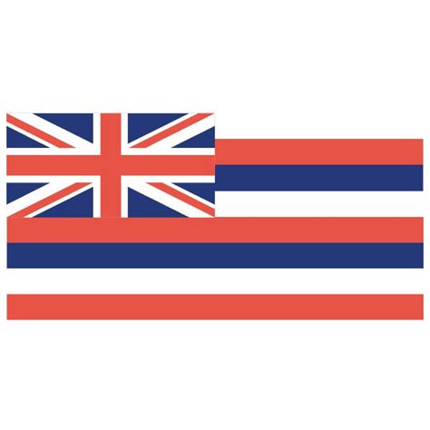 bandera de Hawaii Royalty Free Stock SVG Vector