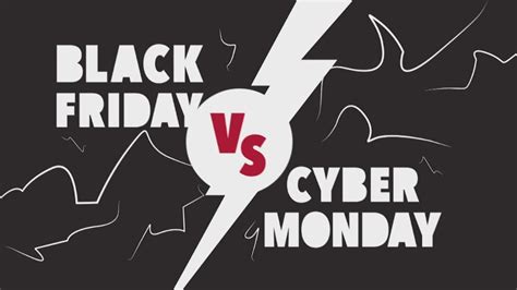 Black Friday vs. Cyber Monday Showdown - The Battle for Online Buyers