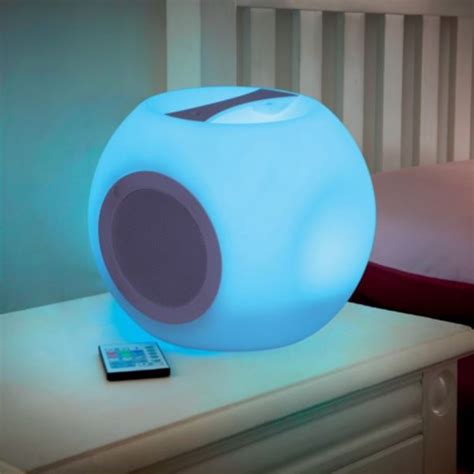 Supersonic Multicolored Portable Bluetooth Speaker 7-Color Changing LED ...