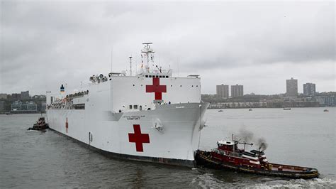 Coronavirus NYC: USNS Comfort departs New York City - ABC7 New York