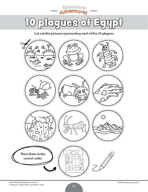 10 Plagues of Egypt Memory & Match Cards (PDF) – Bible Pathway Adventures