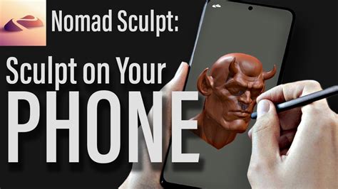 Nomad Sculpt: Sculpting Models on your Phone! - YouTube