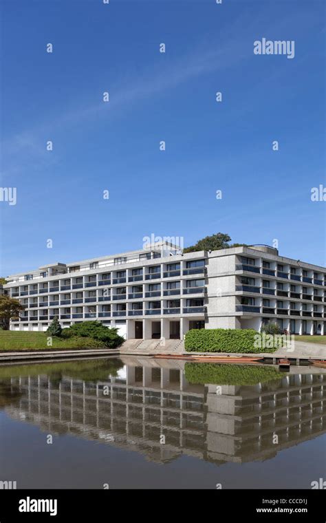 Wolfson College Oxford (Main Building) , Oxford, United Kingdom, 1974 Stock Photo - Alamy