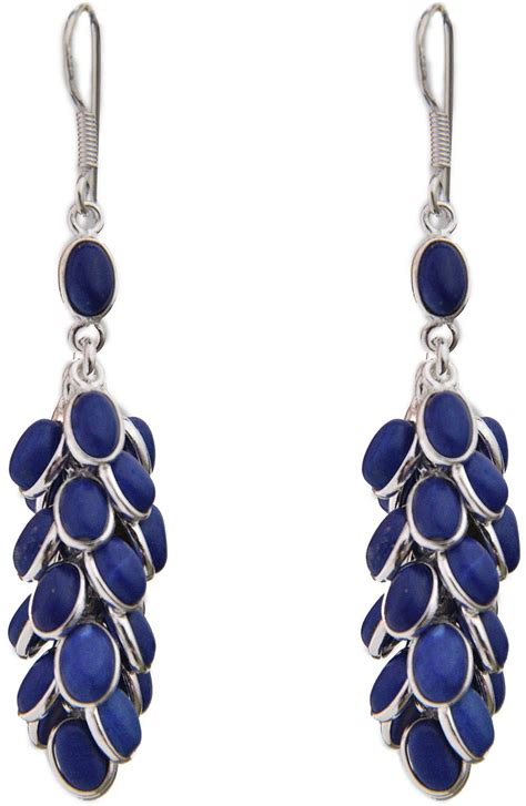 Lapis Lazuli Bunch Earrings