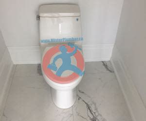 One Piece Toilet Installation by Mister Plumber - Mister Plumber