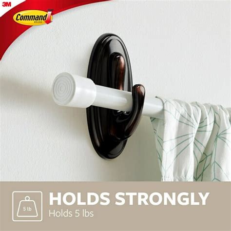 Command Curtain Rod Hooks 2 Strips 3m United States