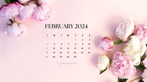 February 2024 Calendar Desktop Wallpapers | EntheosWeb in 2024 ...