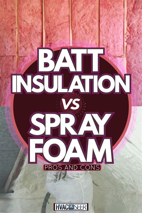 Batt Insulation Vs. Spray Foam: Pros And Cons - HVACseer.com