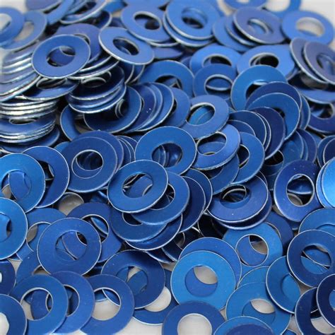 50 Anodized Aluminum Washers Chainmail Jewelry Supplies, Aluminum ...