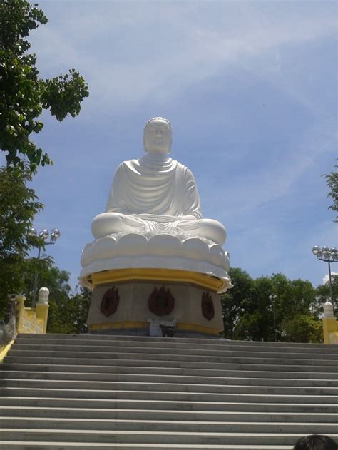 The White Buddha at Long Son Pagoda | Vietnam, Buddha, Pagoda