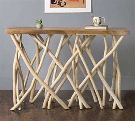 Table with The Legs of Tree Branch in 2020 | Twig furniture, Branch decor, Decor
