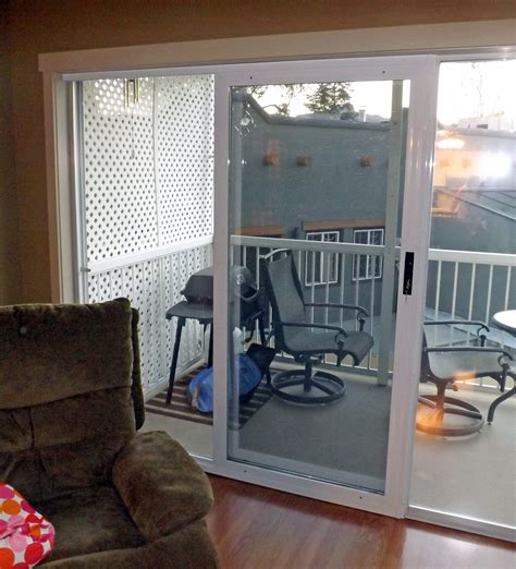 Sliding Patio Security Screen Door | Okanagan Awnings and Screens