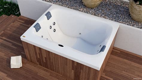 Mini Spa Terrace – JACUZZI® – 4 Pessoas – 1,70×1,30×0,70 – Nicetubs