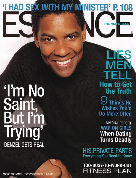 A Look Back At Denzel Washington On The Cover Of ESSENCE Over The Years ...