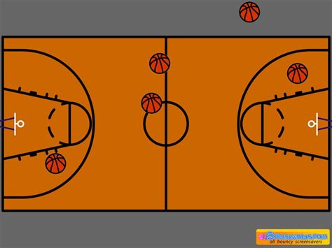 Free Basketball screensaver download by abScreensavers.com with bouncy basketballs ...