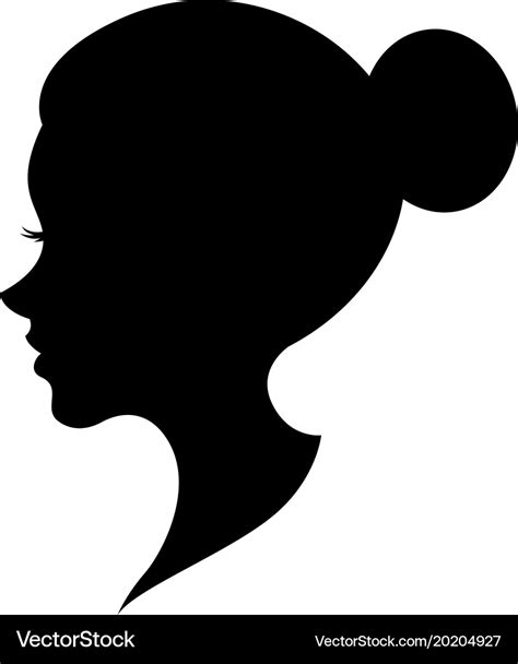 Graphic head women Royalty Free Vector Image - VectorStock