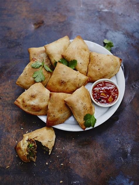 Vegetarian baked samosa recipe | Jamie Oliver recipes