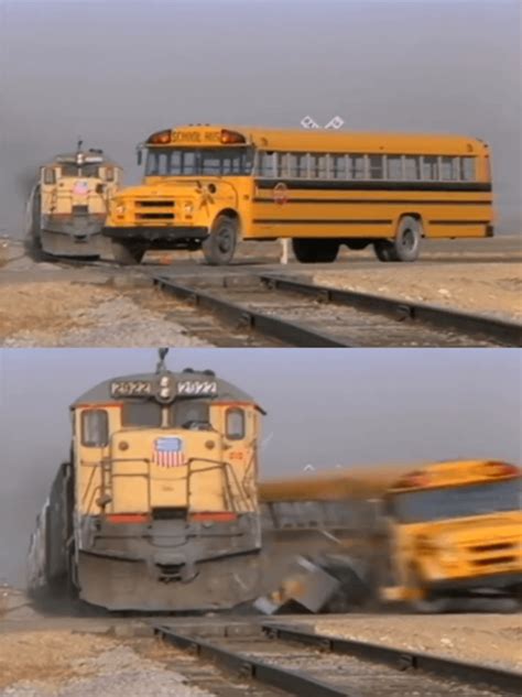 This train hitting the bus meme : r/MemeTemplatesOfficial