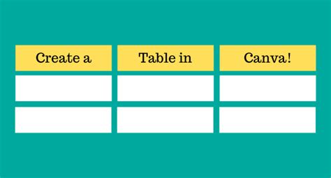 How to Insert a Table in Canva | Make & Add a Table Tutorial [Video]