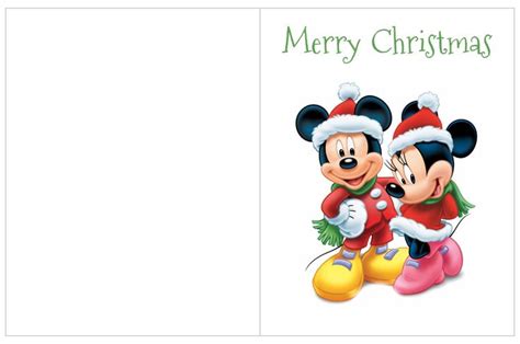 Printable Disney Christmas Cards | Disney christmas cards, Disney cards ...