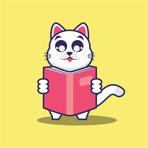 Cute cat cartoon illustration vector 8332372 Vector Art at Vecteezy